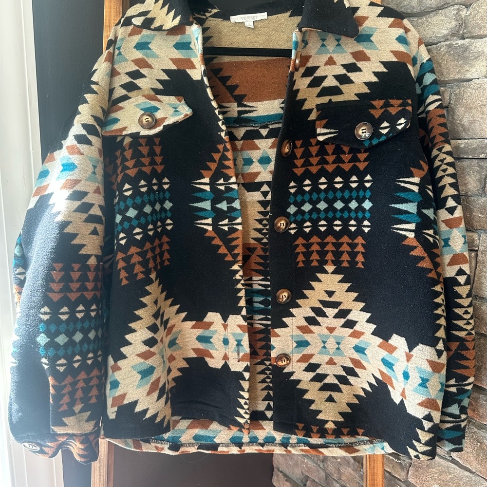 Aztec Patterned Jacket